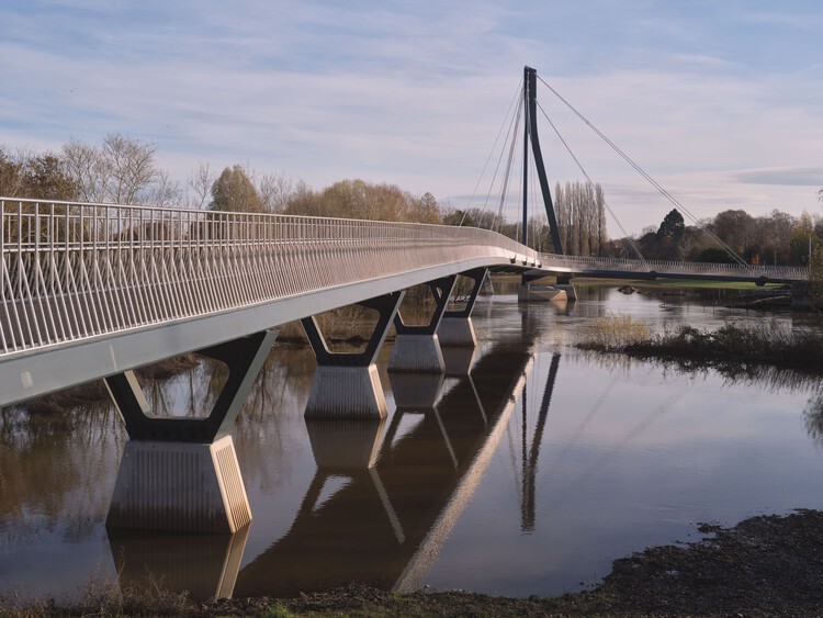 Kepax Bridge / Moxon Architects - 外観写真、梁