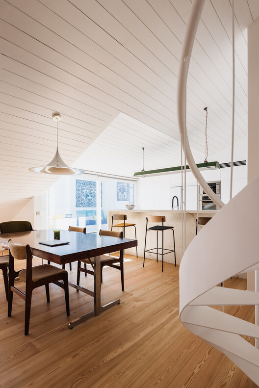Ivens Apartment / X Atelier - インテリア写真、ダイニング ルーム、木材、照明、椅子