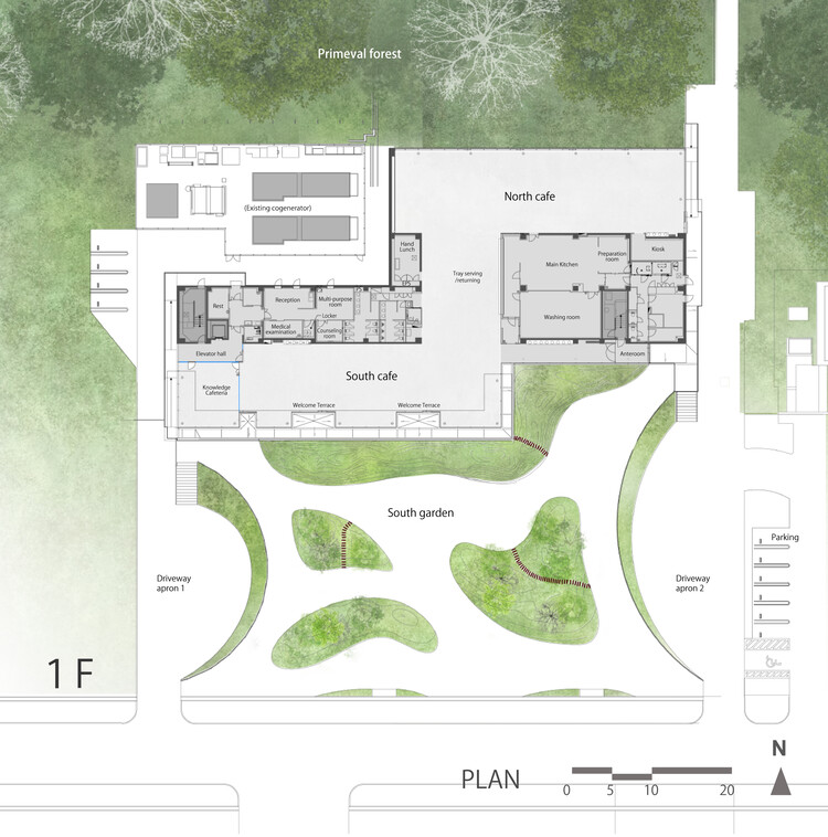 エーザイ川島工業団地のカフェテリア＆オフィス / TAISEI DESIGN Planners Architects & Engineers - 画像 25/28