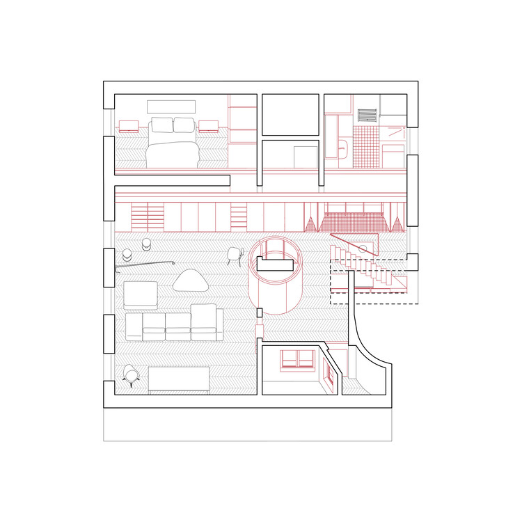 アパートMoscou / Minuit Architectes -Image22 of 23