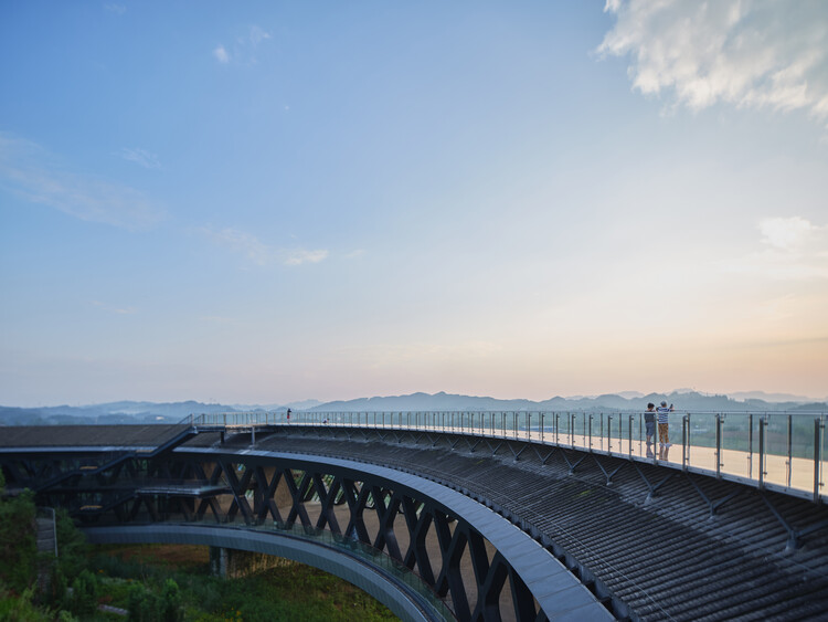 Daguan Integrated Service Center for Rural Tourism / CADG -Exterior Photography、Handrail