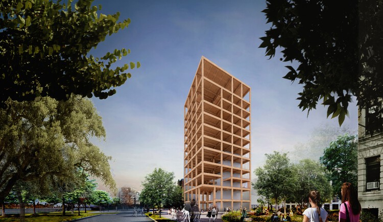 Diller Scofidio + Renfroは、米国のボストン大学のPardee Schoolのための大量材の塔を発表します - 画像3/13