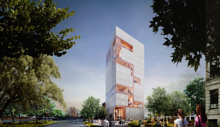 Diller Scofidio + Renfroは、米国のボストン大学のパーディースクールのための大量材の塔を発表します -  13の画像1
