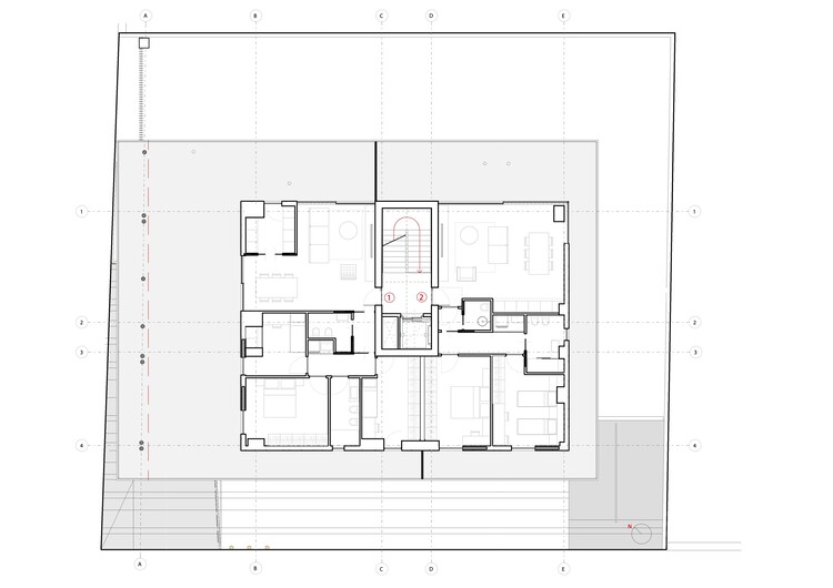 de Amicis 154レジデンシアビルディング / Giovanni Vaccarini Architetti -Image 25 of 33