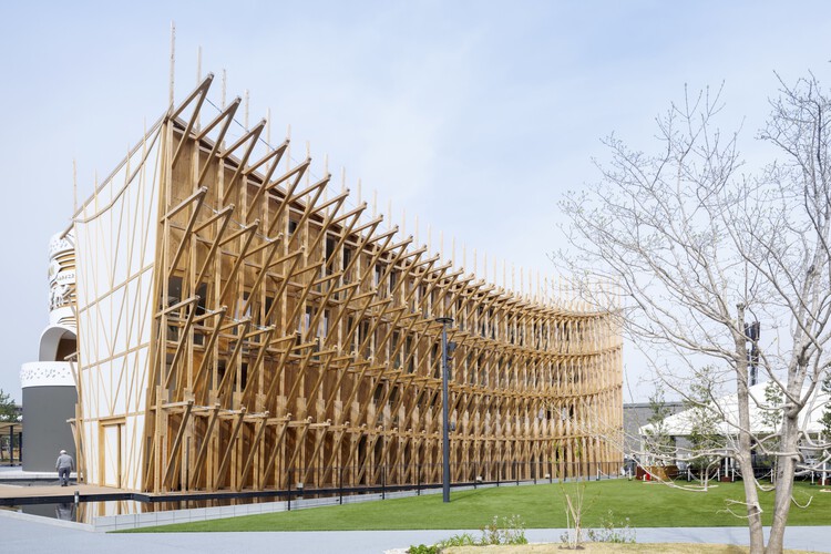 Dowの解剖学、Bahrain Pavilion osaka expo 2025 / lina Ghotmeh Architecture -Exterior Photography