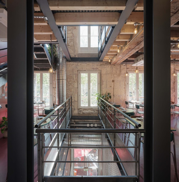 Gros Bao Marseille / Neri＆Hu Design and Research Office-インテリア写真、木、ガラス、梁