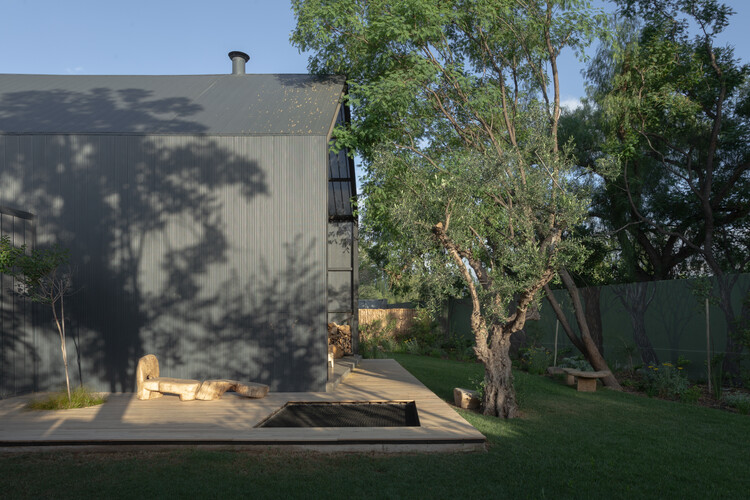 Arrow House / Mora Hughes Arquitectos-外装写真、庭