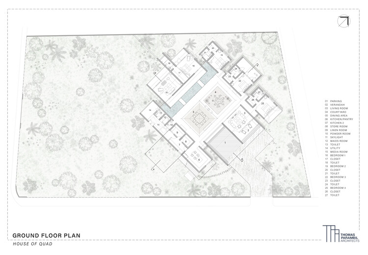 House of Quad / Thomas Parambil Architects -Image 21 of 24