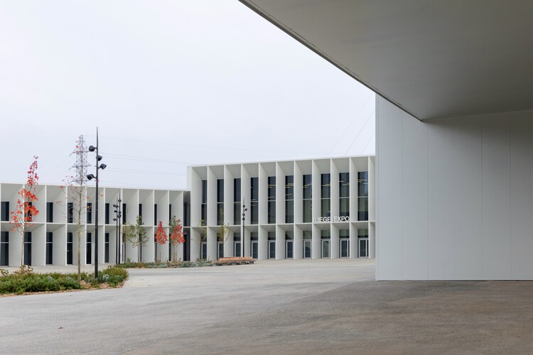 LiègeExpoExhibition Hall / Francisco Mangado-外装写真、コンクリート