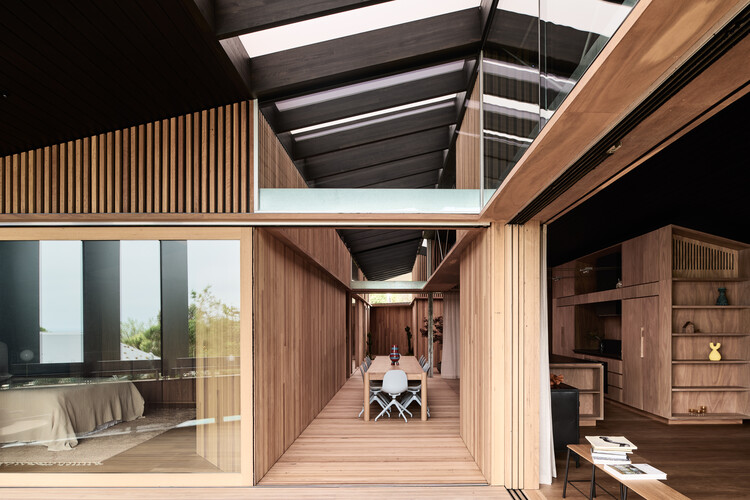 Kross House / Figr Architecture＆Design-インテリア写真、木材、ビーム