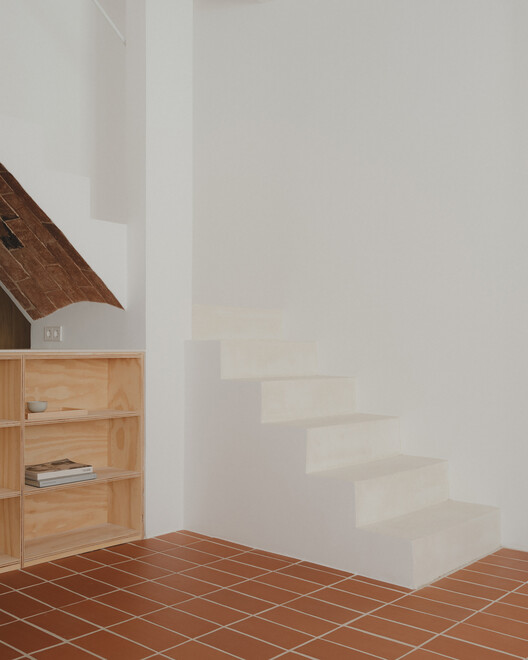 Joan Maragall House / Ca -N Estudi-インテリア写真、階段、木材