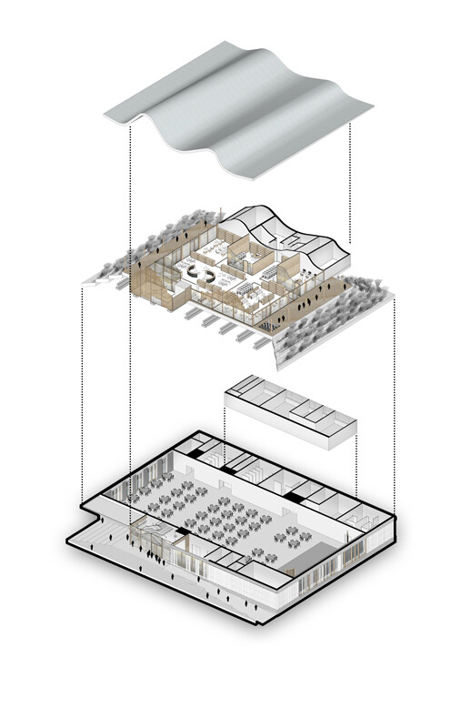 イベントホールL'Agora and Ernest Hemingway Media Library / Ateliers A+ -Image 20 of 25