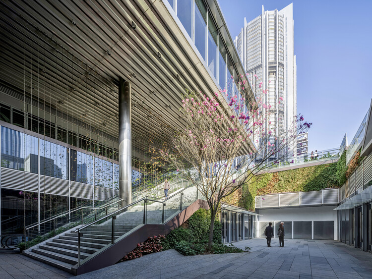 Cofco Qianhai Innovation Center Office / Goettsch Partners -Exterior Photography、Glass、Cityscape