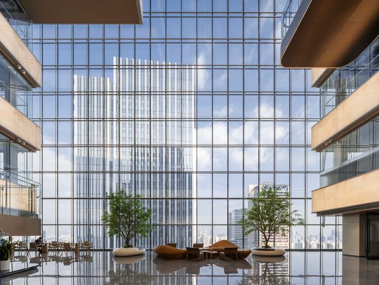 Cofco Qianhai Innovation Center Office / Goettsch Partners -Exterior Photography、Glass