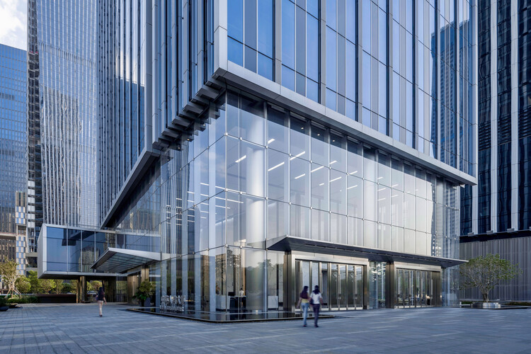 Cofco Qianhai Innovation Center Office / Goettsch Partners -Exterior Photography、Glass