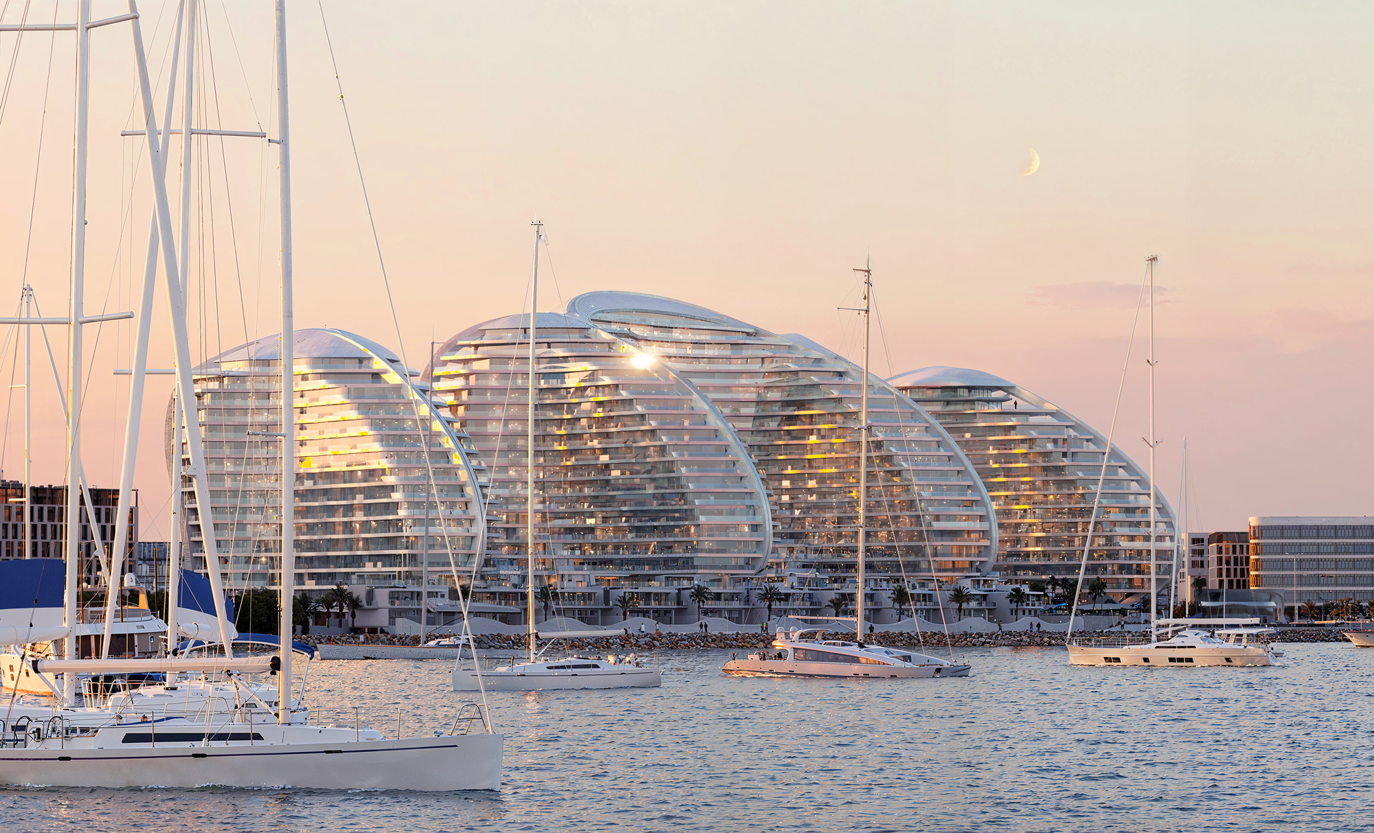 Zaha Hadid Architectsは、アラブ首長国連邦でのOystraの混合使用開発の設計を発表します