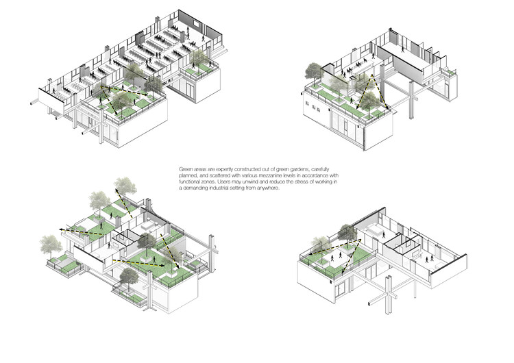 テキスタイルファクトリーオフィス / Ho Khue Architects -Image 56 of 57