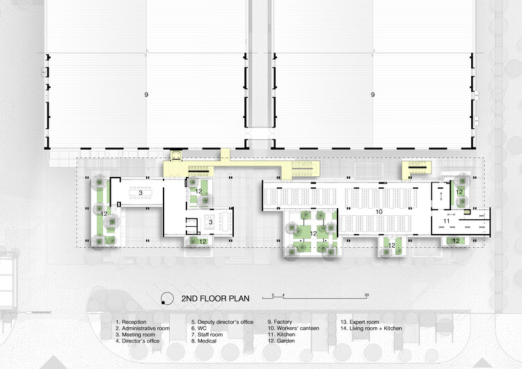 テキスタイルファクトリーオフィス / Ho Khue Architects -Image49 of 57