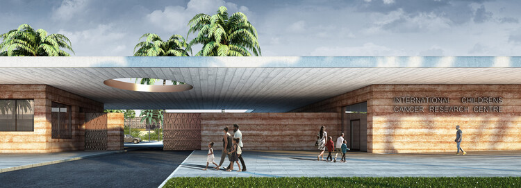 Adjaye Associates Designs International Children's Cancer Research Center of Ghany -Image3 of 12