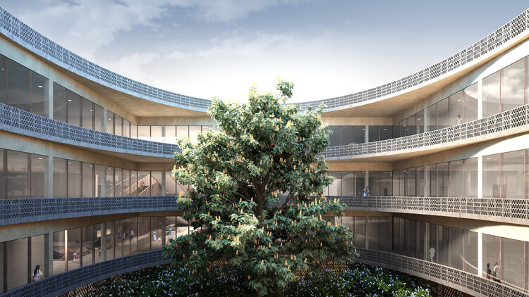 Adjaye Associates Designs International Children's Cancer Research Center of Ghana -Image2 of 12