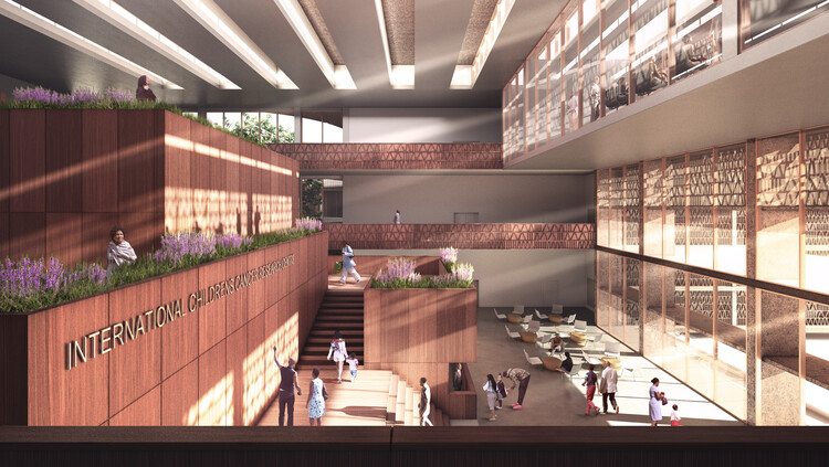 Adjaye Associates Designs International Children's Cancer Research Center of Ghana -Image11 of 12