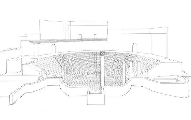 David Chipperfield Architectsは、イタリアのブレシアでローマの劇場を復元して強化する計画を提示します - 画像6/10