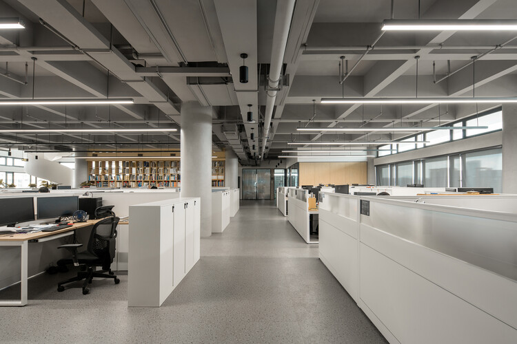 Zhuhai Planning Science and Technology Innovation Center / NSAAA + Zhuhai Institute of Urban Planning＆Design-インテリア写真、キッチン