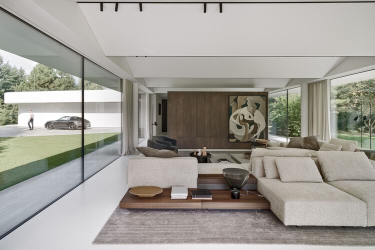 S House / pl.Architekci-インテリア写真、リビングルーム