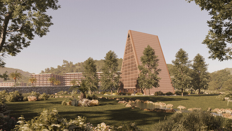 Adjaye Associates Designs International Children's Cancer Research Center of Ghana -Image1 of 12