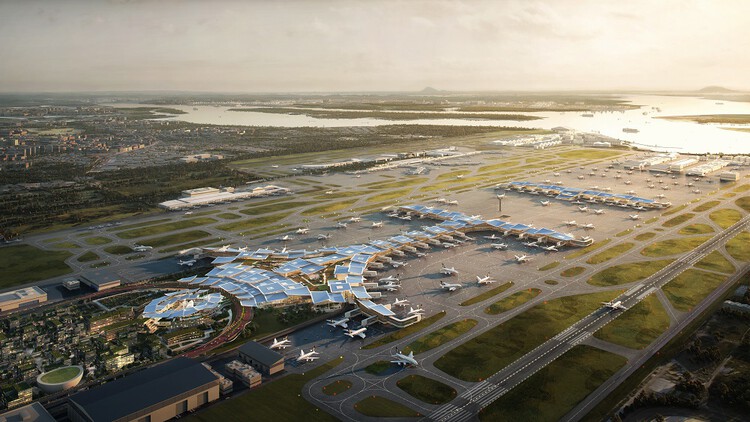 現在の建築：インドの新しい行政資本からシンガポールの拡大空港まで、Foster + Partners、SOM、Heatherwick Studioなどのプロジェクトを発見します。