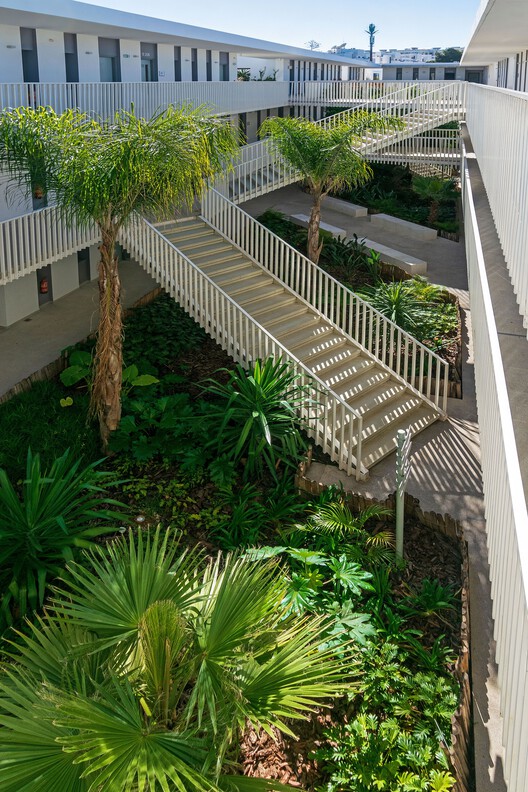 Descartes School / Arpio Architects -Exterior Photography、中庭