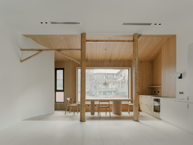 Birdsnest House / Timm-インテリア写真、木、梁