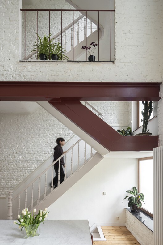 Georges House /hé！ Architectuur-インテリア写真、木材、階段、手すり