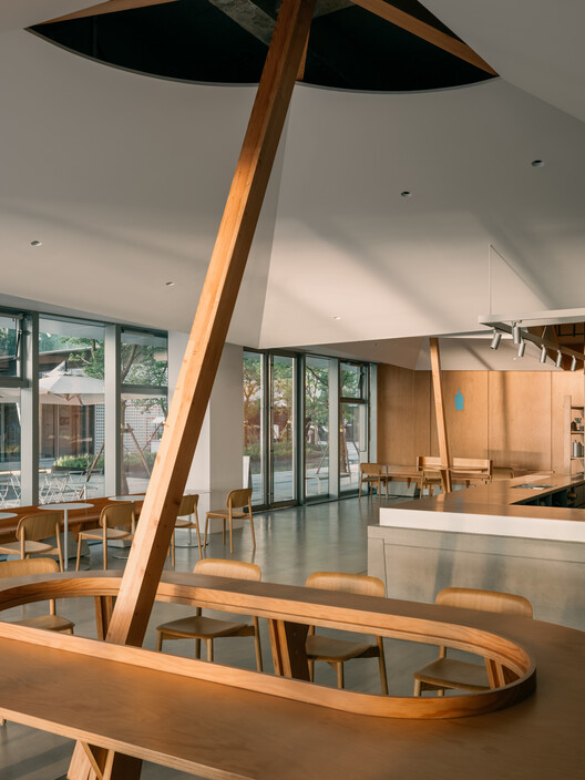 West Bund / Atelier Tao+Cのブルーボトルコーヒー - インテリア写真、木材