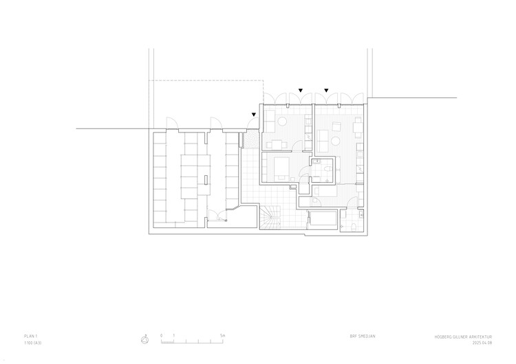 BRF Smedjan Courtyard Building and Gatehouse /HögbergGillnerArkitektur -Image 18 of 29
