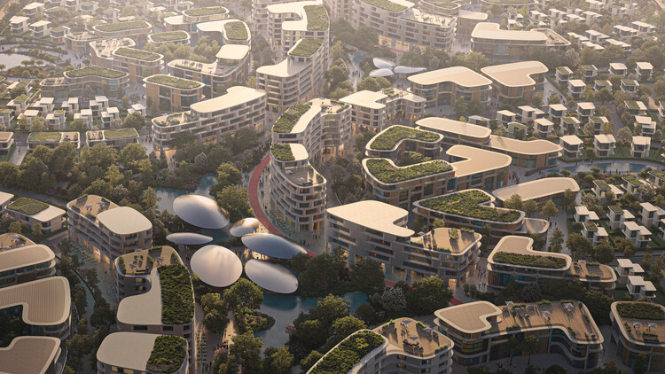 Zaha Hadid Architects Designs Sharjahのマスタープランは、2キロメートルのセントラルオアシスをフィーチャーしています - 画像2/6