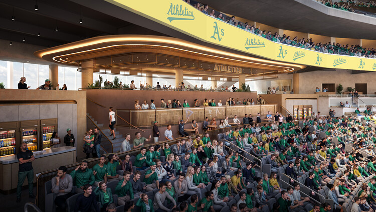 BigとHntbが設計した新しいAthletics Ballparkは、ラスベガスで地面を壊します - 画像5/13