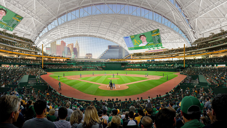 BigとHntbが設計した新しいAthletics Ballparkは、ラスベガスで地面を壊します-4 of 13の画像4
