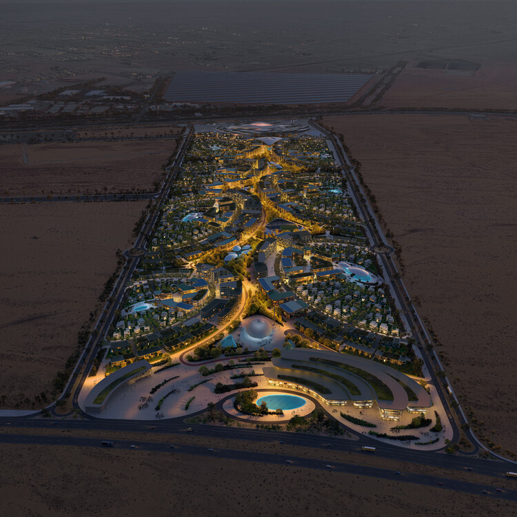 Zaha Hadid Architects Designs Sharjahのマスタープランは、2キロメートルのセントラルオアシスをフィーチャーしています - 画像1/6