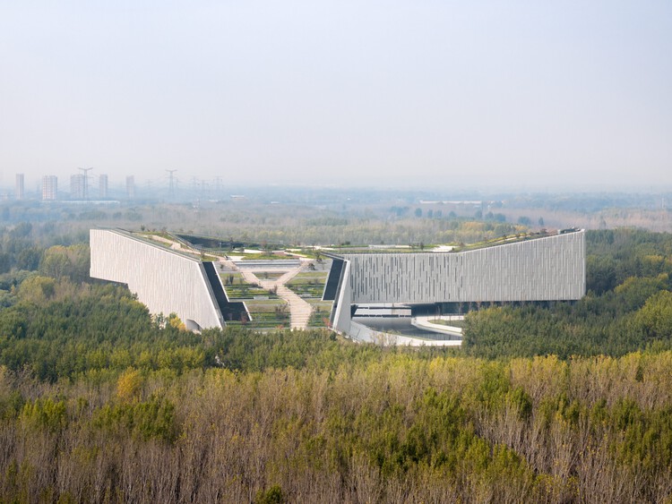 イエローリバー国立博物館の建物と公園 / GMPアーキテクツ - エクステリア写真