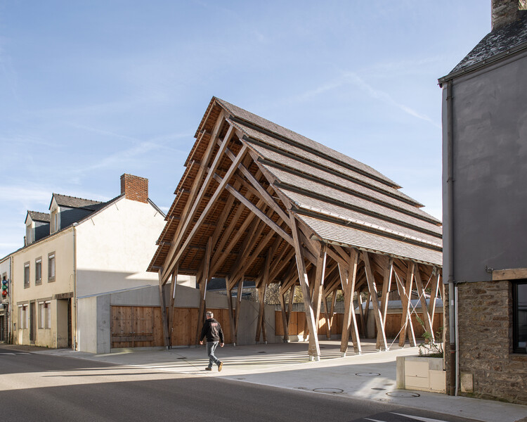 Missillac Market Hall / Laus Architectes-外観写真