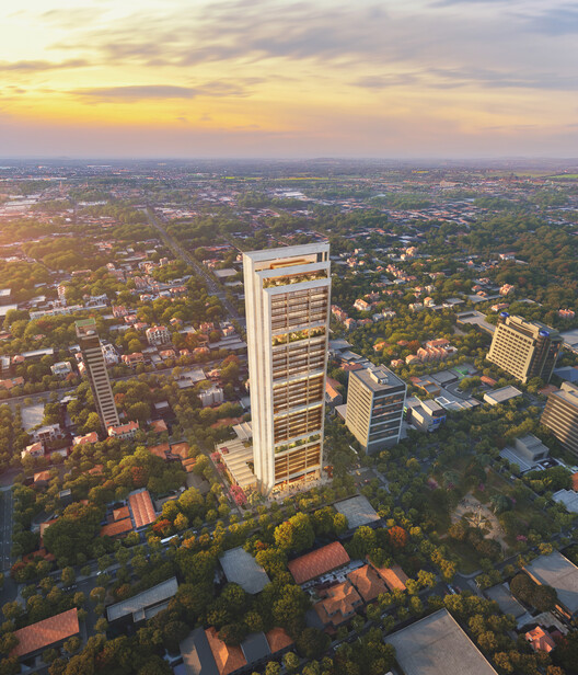 Foster + Partnersは、ParaguayのAsunciónにあるSudameris Bankの高層オフィスタワーをデザインします - 画像2/6