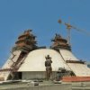 ポール・クレマンスのレンズを通して見られるベロ・ホリゾンテにあるニーマイヤーのクリスト・レイ大聖堂の建設の内部